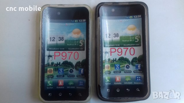 LG P970 - LG Optimus Black калъф - силиконов гръб 