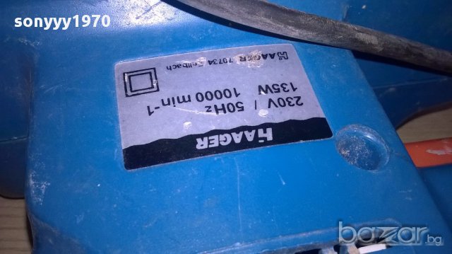 Haager hes170 шлаиф за ремонт-внос швеицария, снимка 10 - Други инструменти - 14946440