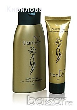 Комплект с екстракт от жен-шен : шампоан (220g) и маска (100g) , снимка 2 - Продукти за коса - 13587433