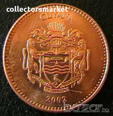 1 долар 2008, Гвияна, снимка 2 - Нумизматика и бонистика - 13486192