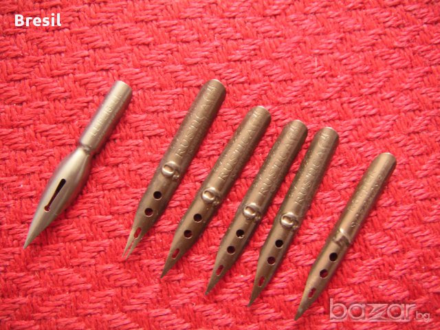 Перодръжка с писец, перо, писци, пера, писалка, снимка 4 - Антикварни и старинни предмети - 17845940