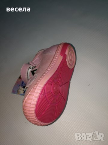 Кожени обувки за момиче, розов цвят, ортопедични, снимка 2 - Детски обувки - 24143328