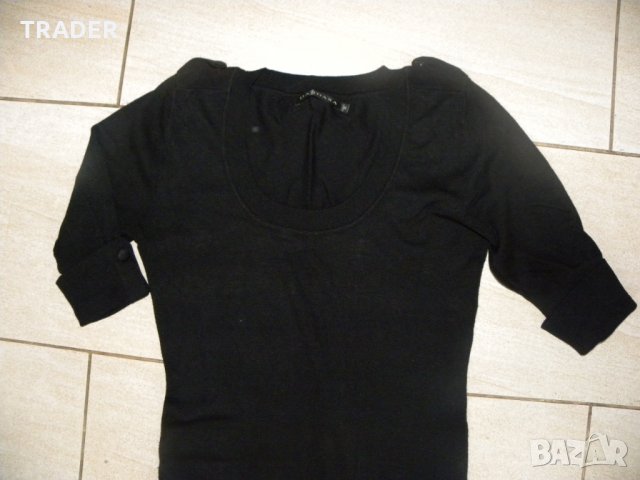Дамска черна ластична рокля DANDARA, размер М, снимка 7 - Рокли - 23222418