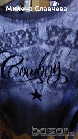 100% ОРИГИНАЛНА мъжка блуза на PHILIPP PLEIN, снимка 11 - Блузи - 20928288