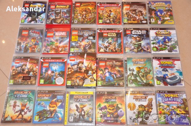 Нови лего,рачет,соник,пс3,lego,ratchet,sonic,marvel,batman,ps3, снимка 1 - Игри за PlayStation - 10836905