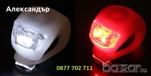 Промо! Фар или стоп други светлини (с батерии) за колело велосипед fар, снимка 2 - Аксесоари за велосипеди - 21121114