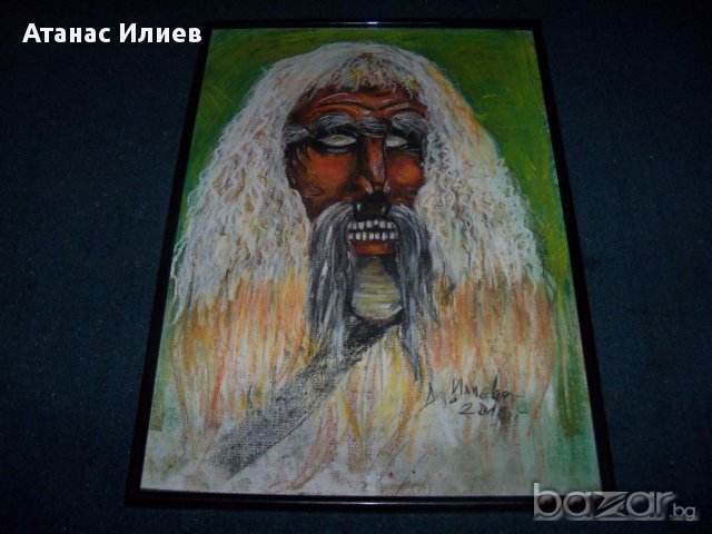 "Кукер" художник Десислава Илиева, снимка 2 - Картини - 16333832