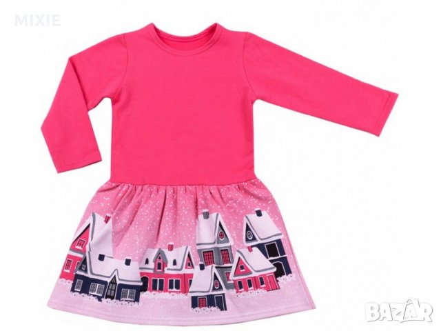 Намалена! Нова ватирана зимна рокля 