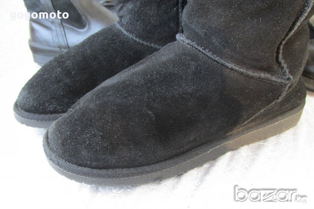 UGG,K&M boots аналог на UGG,39 топли унисекс боти-естествен велур,естествена вълна,GOGOMOTO.BAZAR.BG, снимка 6 - Дамски боти - 16860827