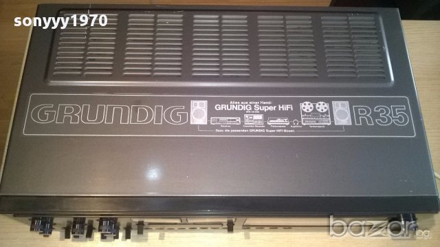 Grundig super hifi r35-receiver-made in germany-внос швеицария, снимка 8 - Ресийвъри, усилватели, смесителни пултове - 13284571