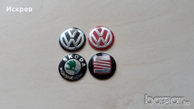 Ключове за VW, Seat и Skoda с електроника, чип, батерия, емблемка, снимка 17 - Аксесоари и консумативи - 20716777
