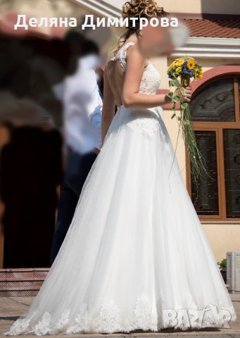 Уникална булчинска рокля с турска дантела и гол гръб ПРОМО, снимка 9 - Рокли - 25066889