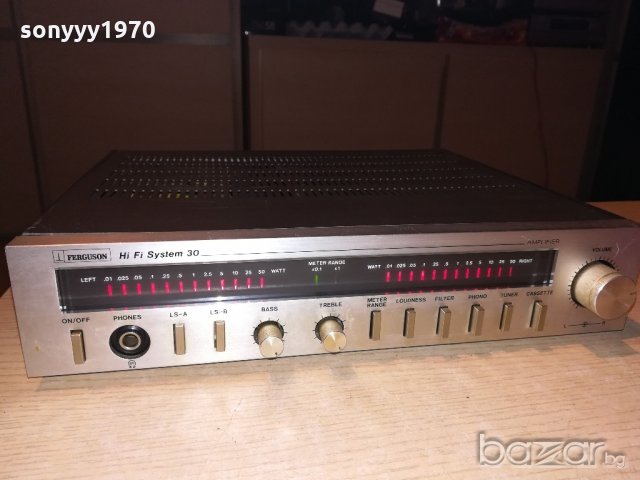 ferguson 3943 hifi system 30 amplifier-made in japan-внос англия, снимка 1 - Ресийвъри, усилватели, смесителни пултове - 20635725