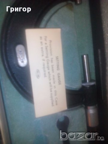 Оригинален английски микрометър M&W- обхват 50-75 мм., снимка 6 - Други машини и части - 16027096