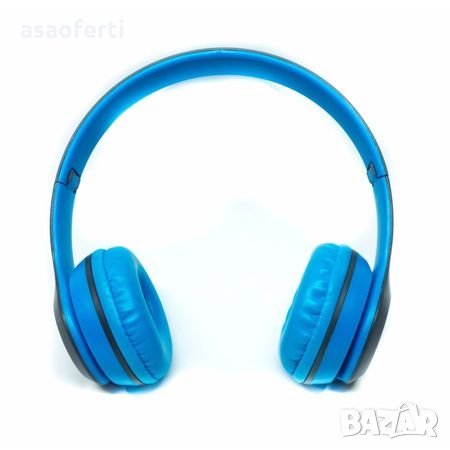 Сини Безжични блутуут слушалки OPEN P47, снимка 4 - Слушалки и портативни колонки - 22240092