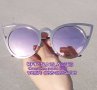 НОВО  котешки слънчеви очила розово злато, снимка 3