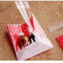50 бр прозрачни Коледни Снежен човек опаковъчни пликчета торбички за дребни сладки или др. подаръци