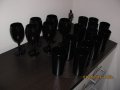 Черни стъклени чаши -всякакви модели, снимка 6