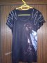черна блуза с паети , снимка 1 - Тениски - 25157874