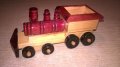 ретро локомотив-дървен-за колекция-14х6х6см