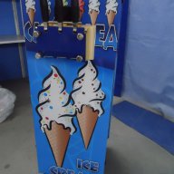 Сладолед машина Италианска със две вани монофазна  цена 2500лв.
