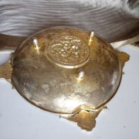 посребрена метална купа, снимка 3 - Антикварни и старинни предмети - 21634597