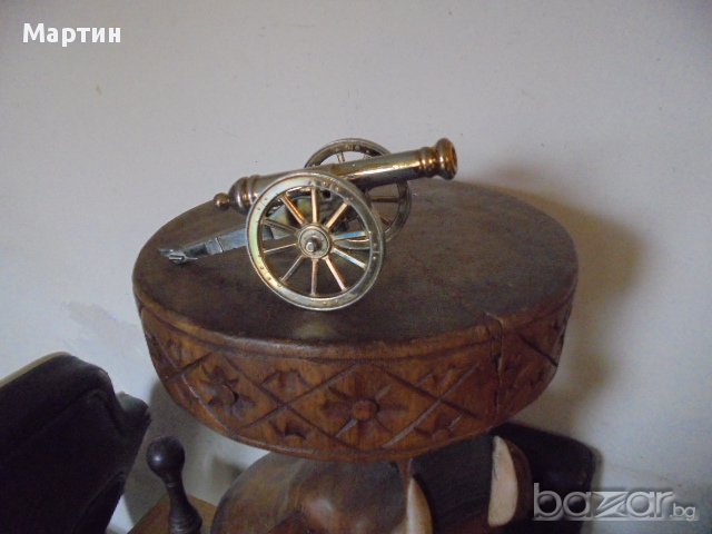 Масивно бронзово - посребрено - Оръдие - 1 бр. / 1948г. ! (901130), снимка 1