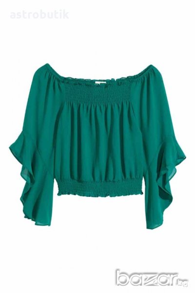 Блуза H&M в зелено-намаление!, снимка 1