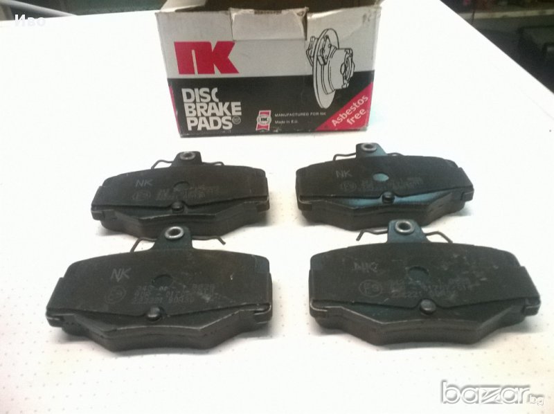 Нови спирачни дискове и накладки NK за nissan primera P10, снимка 1