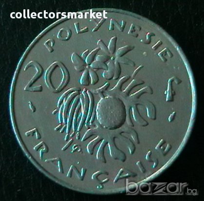 20 франка 1984, Френска Полинезия, снимка 1