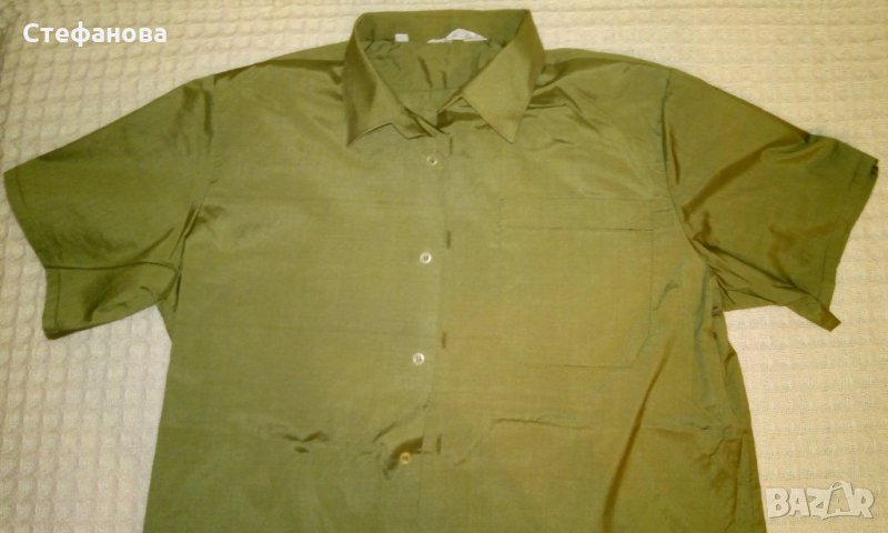 Мъжка военна риза с къс ръкав, снимка 1