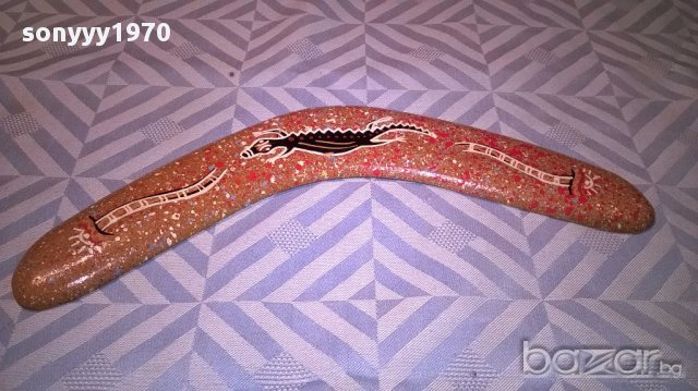 Throuwing boomerang hand crafted in australia-35/5см-внос швеицария