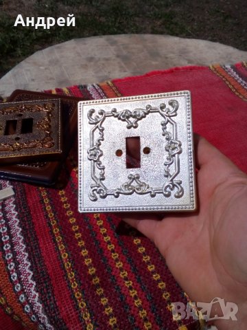 Стара капачка за електрически ключ,капачки, снимка 5 - Антикварни и старинни предмети - 24936292