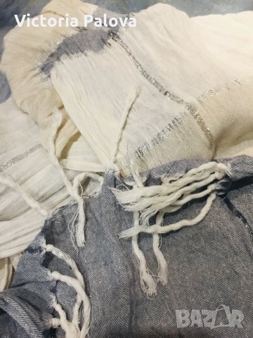 Прекрасен шал,пастелен