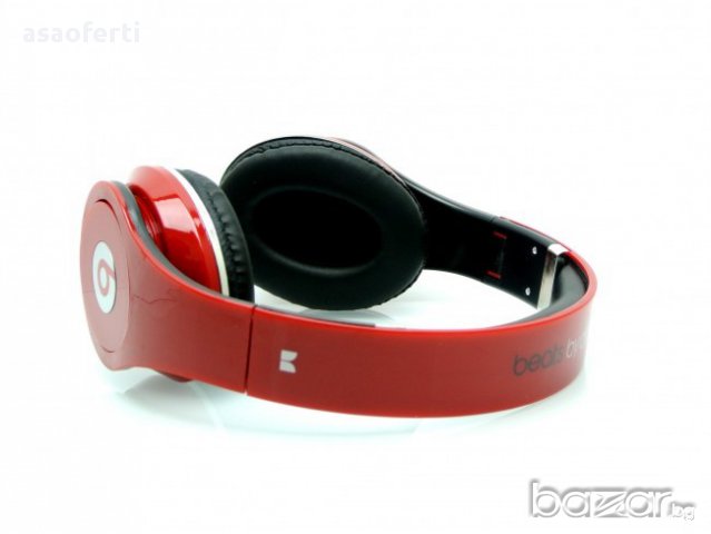 HiFi стерео слушалки Beats STUDIO RED by Dr.DRE - най-високо качество реплика - червени, снимка 2 - Слушалки и портативни колонки - 10951141