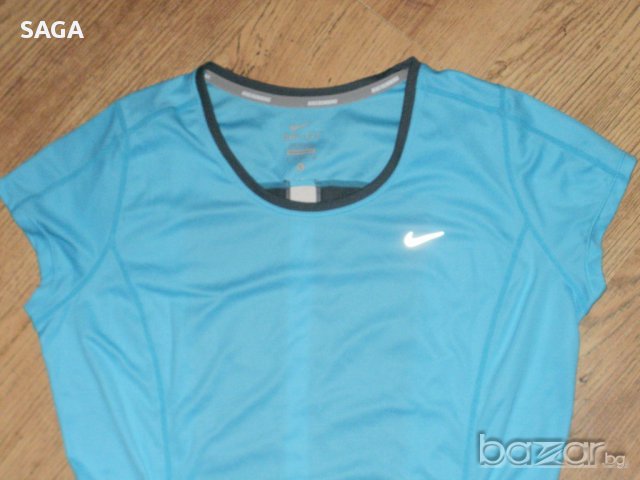 NIKE RUNNING dri-fit дамска спортна тениска L, снимка 6 - Тениски - 14582568