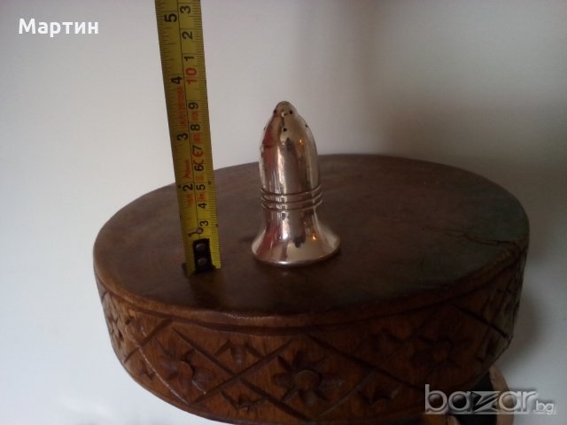 1937г. Посребрена масивна  - Солница - 1 бр. ( 777944) , снимка 4 - Други стоки за дома - 18312207