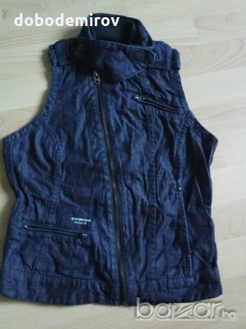 Деним елек G Star Denim Master gilet, оригинал, снимка 1 - Жилетки - 18733749