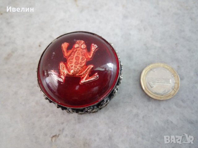 стара посребрена метална кутийка, снимка 2 - Антикварни и старинни предмети - 21771256