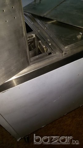 Бен Мари - топла витрина  нова инокс, снимка 2 - Витрини - 12158051