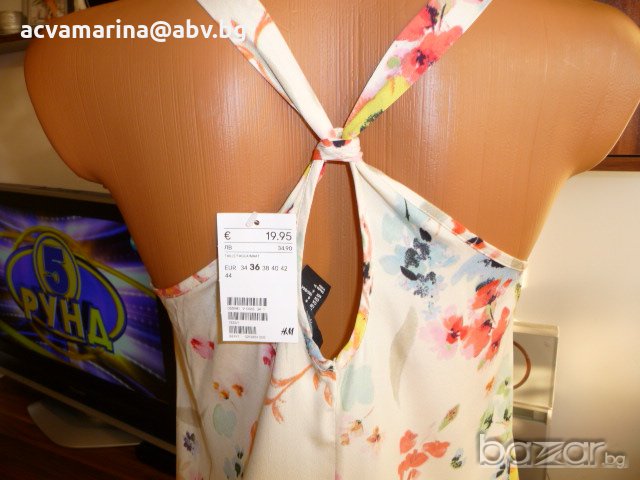 нова асиметрична рокля на H&М  -нова цена, снимка 4 - Рокли - 11314186