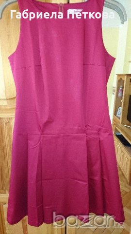 Вишнева рокля 👗 на "Daphne" , снимка 2 - Рокли - 21352393