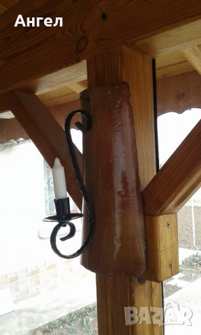 Свещник за механа/барбекю, снимка 4 - Лампи за стена - 24719946