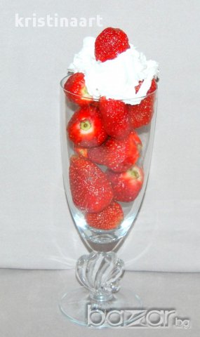  3 броя универсални стъклени чаши-бонбониера , снимка 2 - Чаши - 13428144