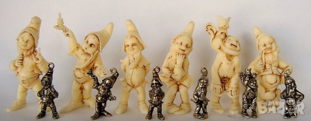 Метални фигурки джуджета , снимка 2 - Колекции - 24423421