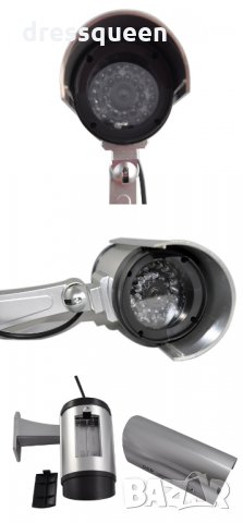 1100 Фалшива камера за видеонаблюдение Голяма, снимка 7 - Други стоки за дома - 24917034