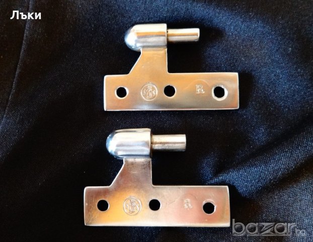 Хромирани метални панти. , снимка 1 - Дограми - 20576703