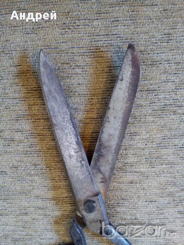 Стара шивашка ножица,ножици, снимка 4 - Антикварни и старинни предмети - 17979536