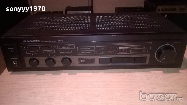 &pioneer sa-560-amplifier-made in japan-внос швеицария, снимка 5 - Ресийвъри, усилватели, смесителни пултове - 19646407