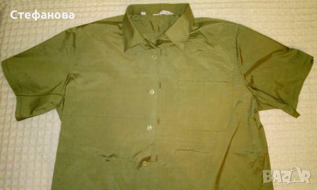 Мъжка военна риза с къс ръкав